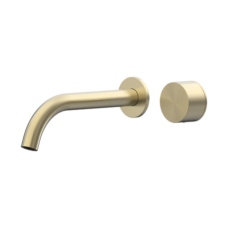 Cahya Wall Basin/Bath Progressive Mixer Set 220 Curved Spout Lead Free