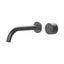 Cahya Wall Basin/Bath Progressive Mixer Set 220 Curved Spout Lead Free