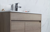 YORK Slim Freestanding Vanity Max Oak 750/900
