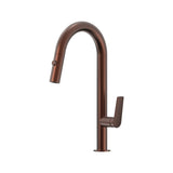 Sereia Pull Out Spray Sink Mixer 200 Curved Spout Lead Free