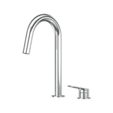 Sereia Hob Sink Mixer Set 200 Curved Spout Lead Free