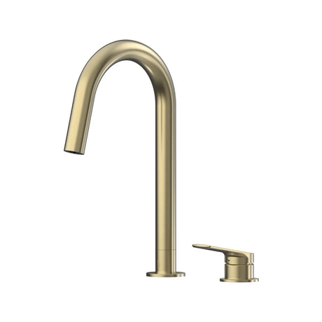 Sereia Hob Sink Mixer Set 200 Curved Spout Lead Free