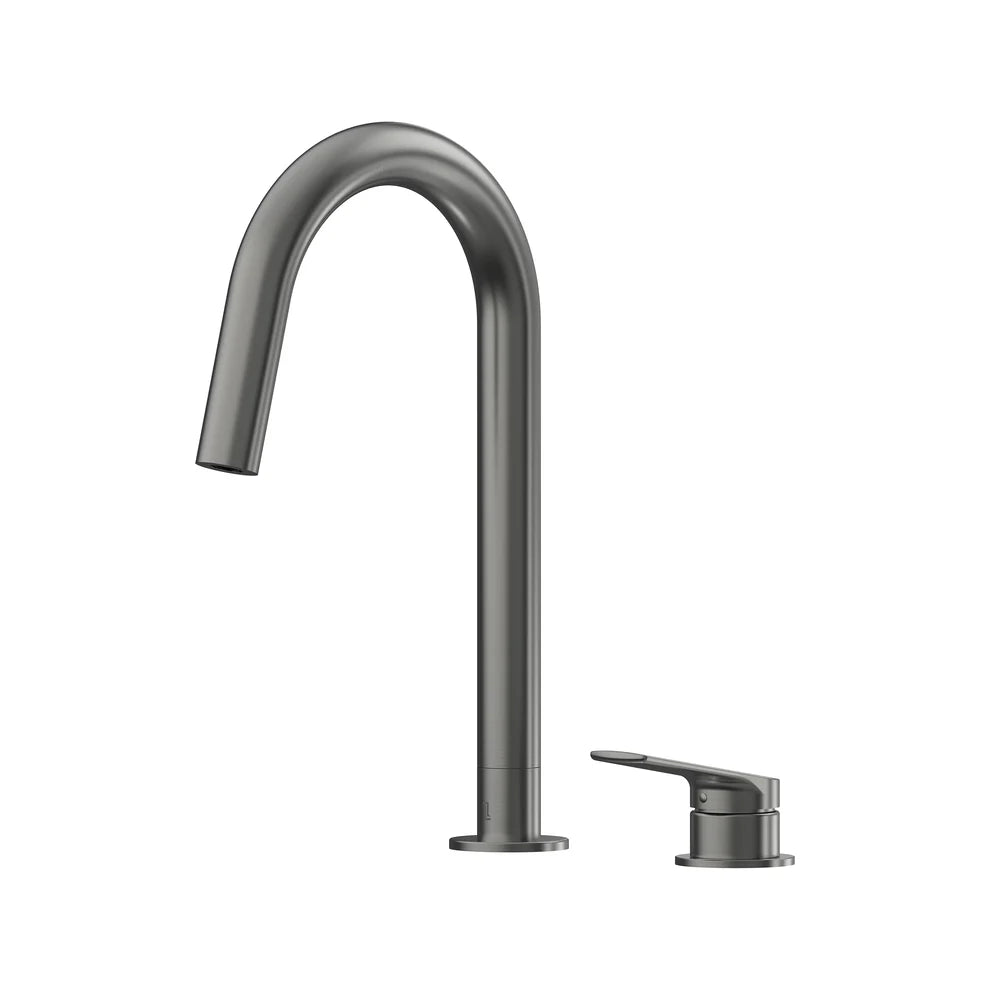 Sereia Hob Sink Mixer Set 200 Curved Spout Lead Free