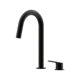 Sereia Hob Sink Mixer Set 200 Curved Spout Lead Free