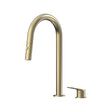Sereia Hob Pull Out Spray Sink Mixer Set 200 Curved Spout Lead Free