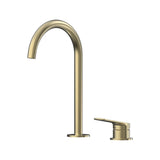 Sereia Hob Basin Mixer Set 175 Curved Spout Lead Free