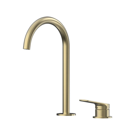 Sereia Hob Basin Mixer Set 175 Curved Spout Lead Free