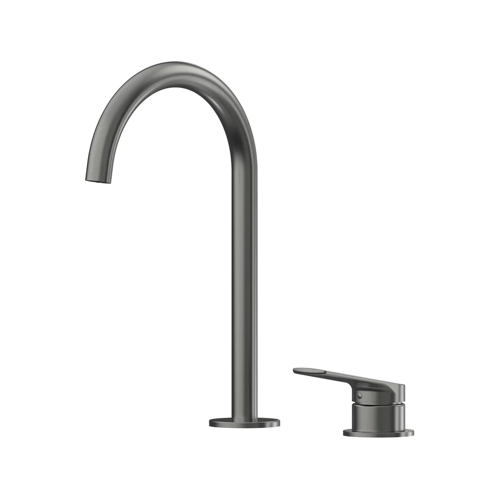 Sereia Hob Basin Mixer Set 175 Curved Spout Lead Free