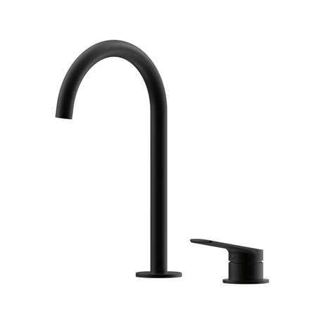 Sereia Hob Basin Mixer Set 175 Curved Spout Lead Free