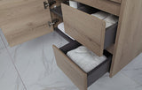 YORK Slim Wall Hung Vanity Max Oak (All Sizes)