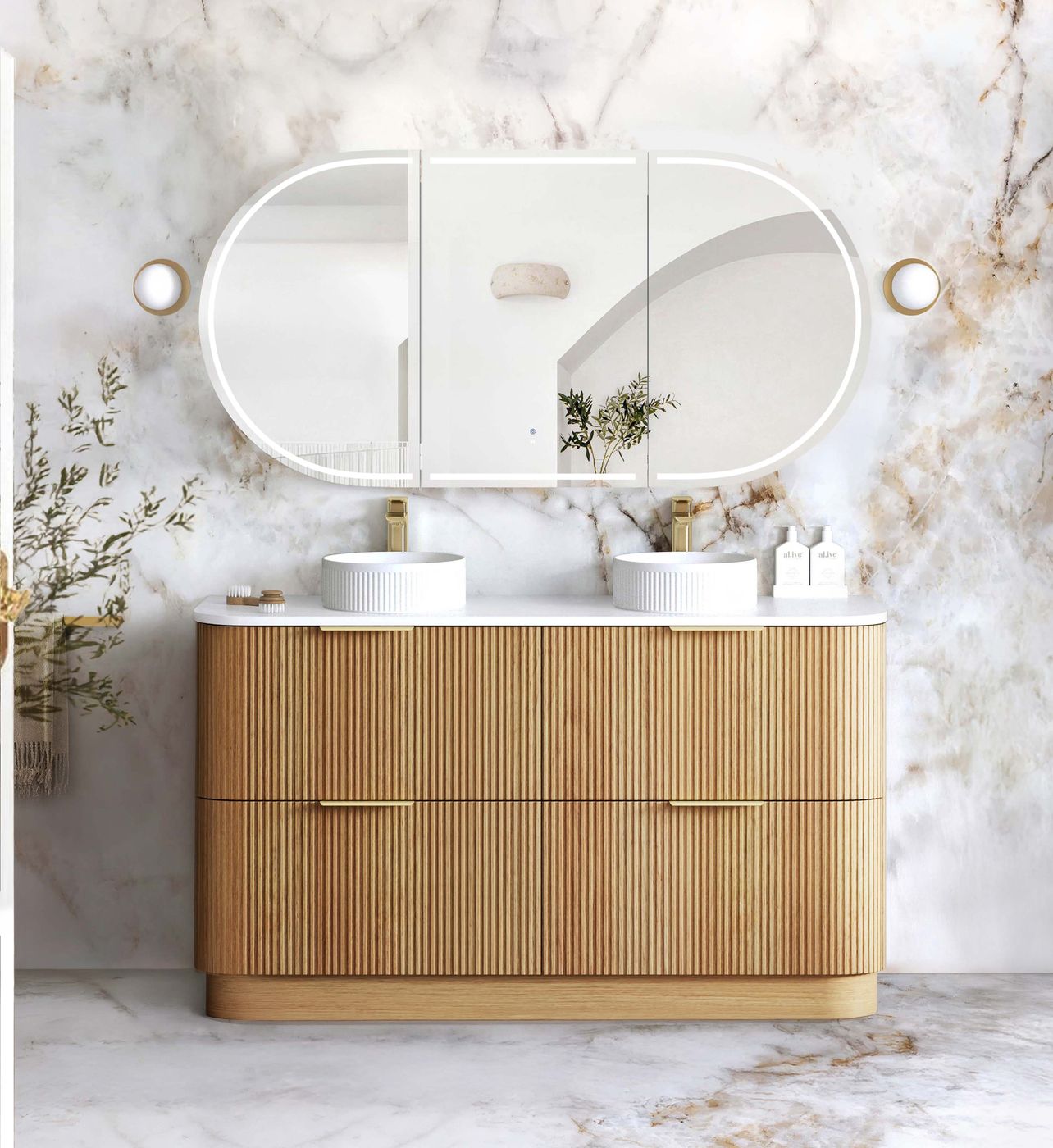 1500-HAVANA_Fluted_Curved_Floor_Standing_Vanity_Woodland_Oak