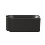 Capri Corner Back to Wall Bathtub with Non-Overflow (Right Corner/Matte Black) (1500/1700mm)