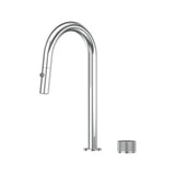 Leggero Hob Progressive Pull Out Spray Sink Mixer Set 200 Curved Spout Lead Free