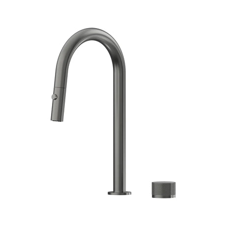 Leggero Hob Progressive Pull Out Spray Sink Mixer Set 200 Curved Spout Lead Free