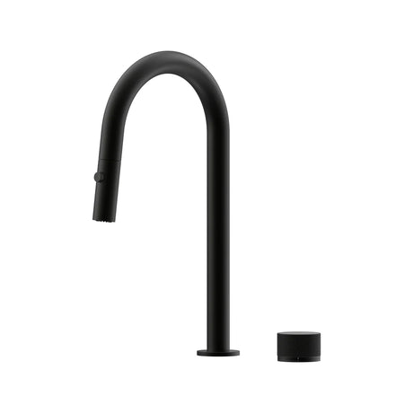 Leggero Hob Progressive Pull Out Spray Sink Mixer Set 200 Curved Spout Lead Free