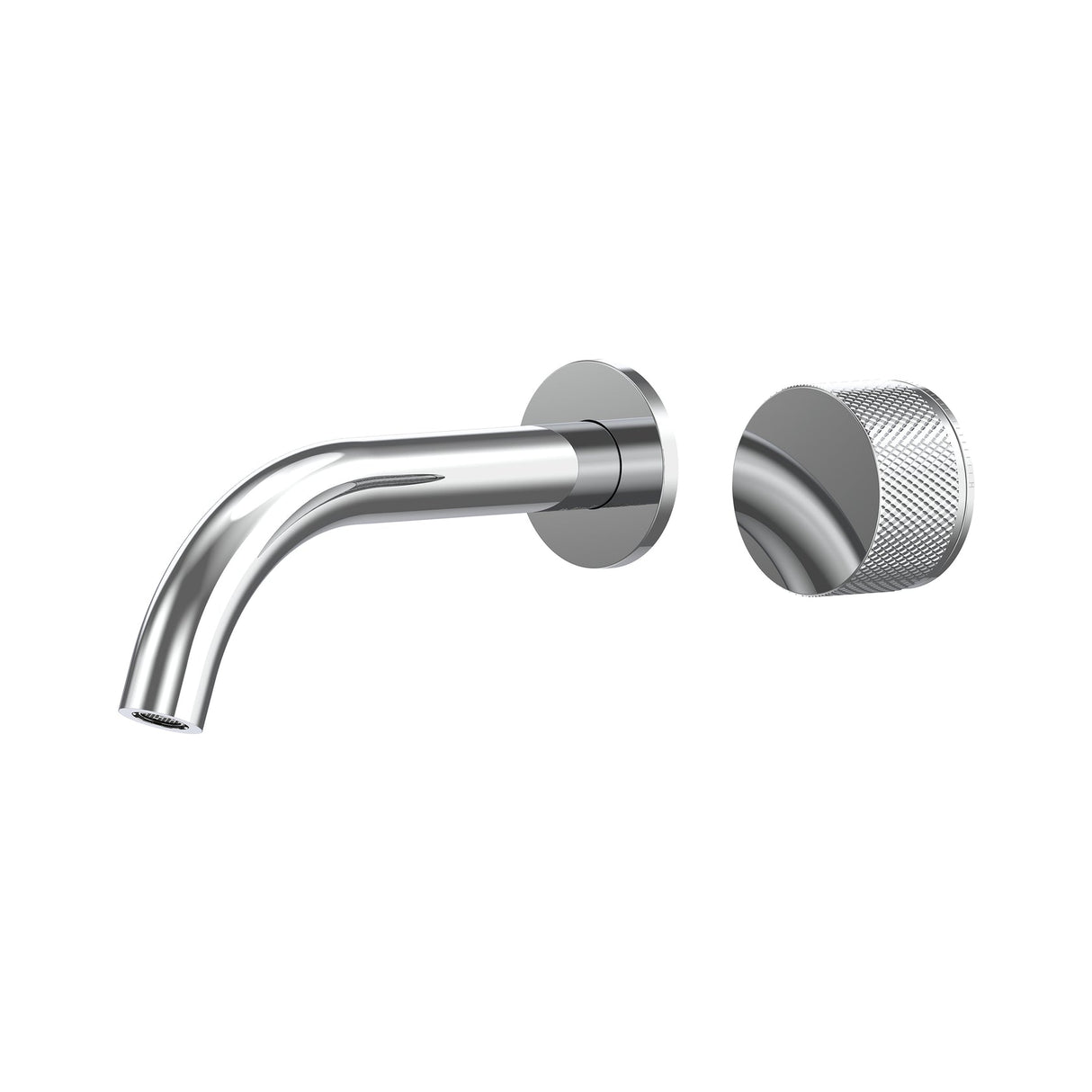 Leggero Wall Basin/Bath Progressive Mixer Set 180 Curved Spout Lead Free