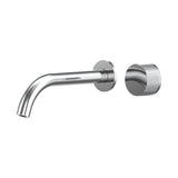 Leggero Wall Basin/Bath Progressive Mixer Set 220 Curved Spout Lead Free