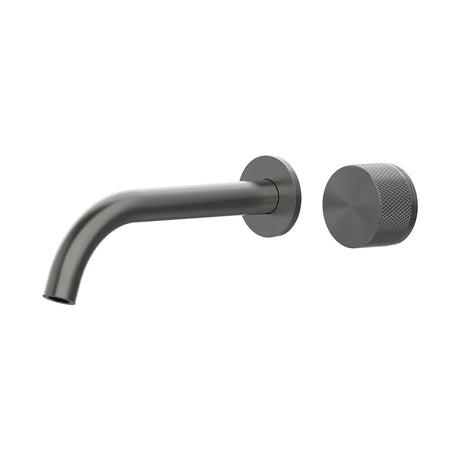 Leggero Wall Basin/Bath Progressive Mixer Set 220 Curved Spout Lead Free
