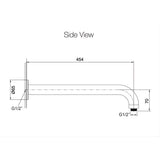 KOHLER Wall Mount Shower Arm - Curved