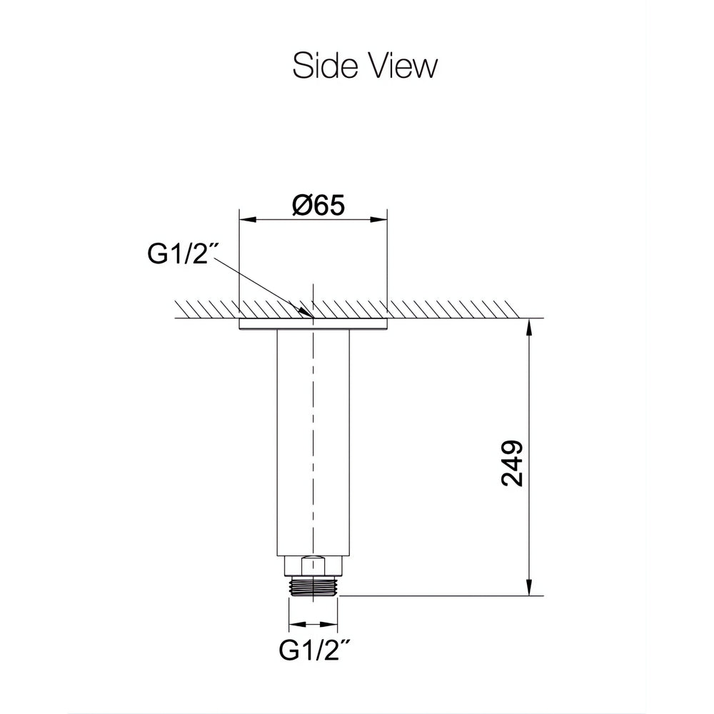 KOHLER Ceiling Mount Shower Arm