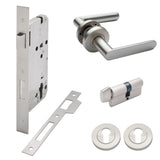 Manovella Entrance Door Kit- Fairhaven-Brushed Nickel