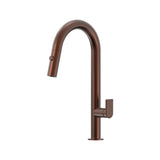 Lekki Pull Out Spray Sink Mixer 200 Curved Spout Lead Free