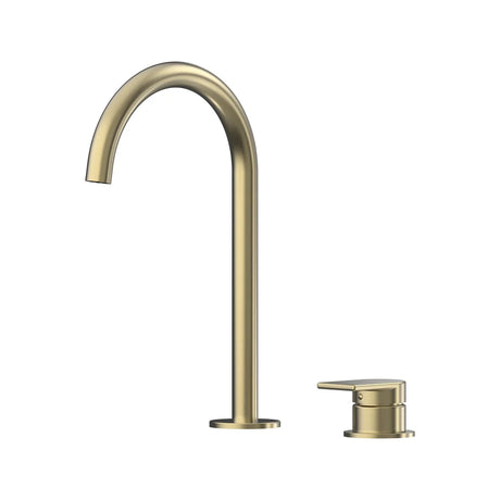 Lekki Hob Basin Mixer Set 175 Curved Spout Lead Free