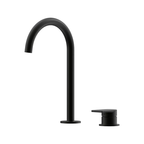 Lekki Hob Basin Mixer Set 175 Curved Spout Lead Free