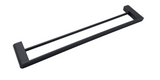 Supra Double Towel Rail (Black)- Clearance