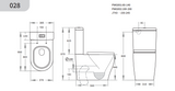 Zeus Rimless Tornado Gloss White Toilet Suite