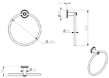 Mica Heritage Towel Ring