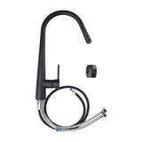 AQU Round Pull Out Kitchen Sink Mixer Tap