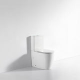 London Rimless Back To Wall Toilet Suite (Gloss White)