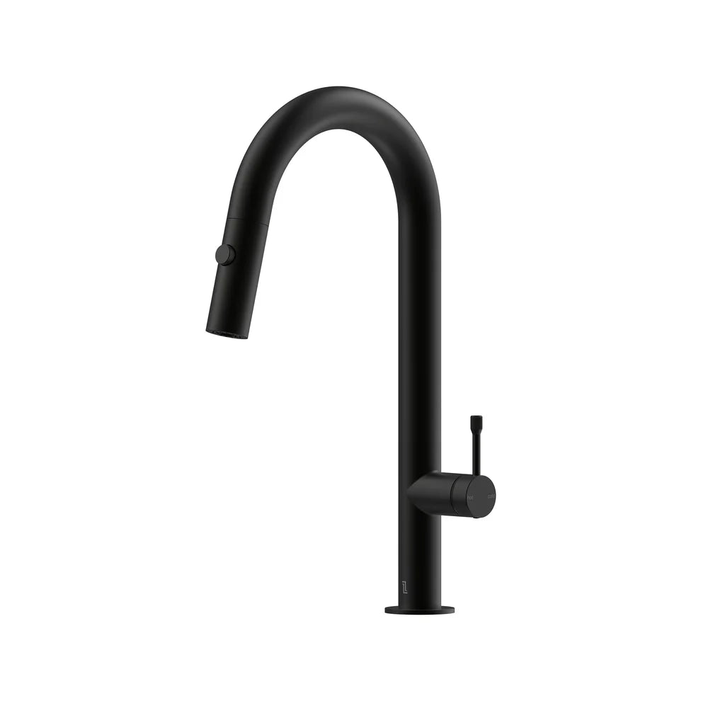 Leora Pull Out Spray Sink Mixer 200 Curved Spout Lead Free