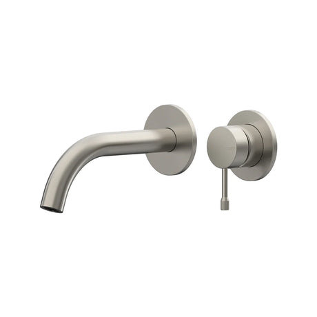 Leora Wall Basin/Bath Mixer Set 180 Curved Spout Lead Free
