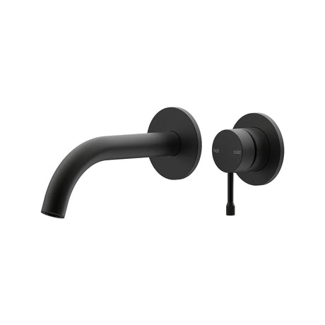 Leora Wall Basin/Bath Mixer Set 180 Curved Spout Lead Free
