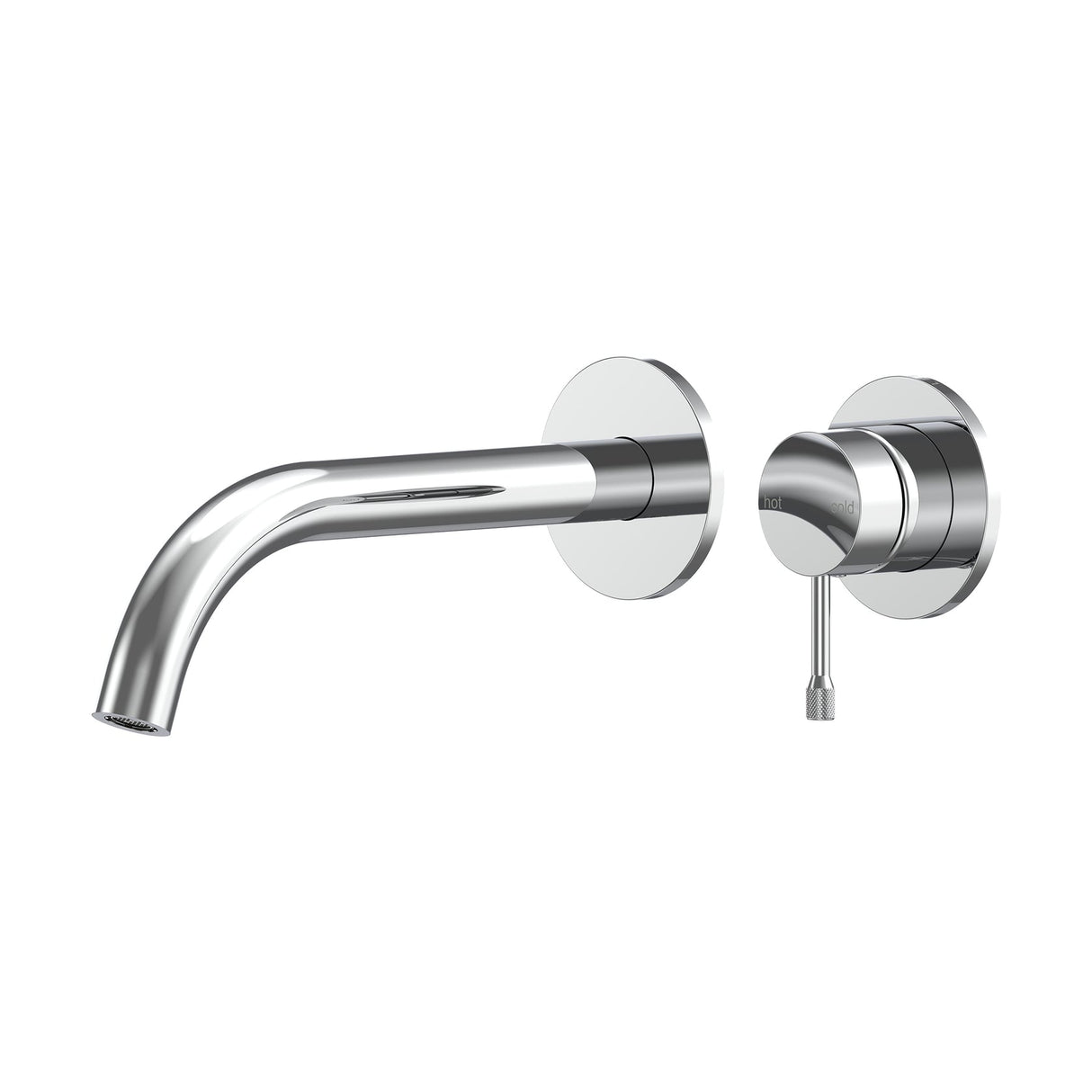 Leora Wall Basin/Bath Mixer Set 220 Curved Spout Lead Free