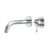 Leora Wall Basin/Bath Mixer Set 220 Curved Spout Lead Free