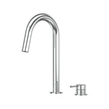 Leora Hob Sink Mixer Set 200 Curved Spout Lead Free
