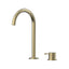 Leora Hob Basin Mixer Set 175 Curved Spout Lead Free