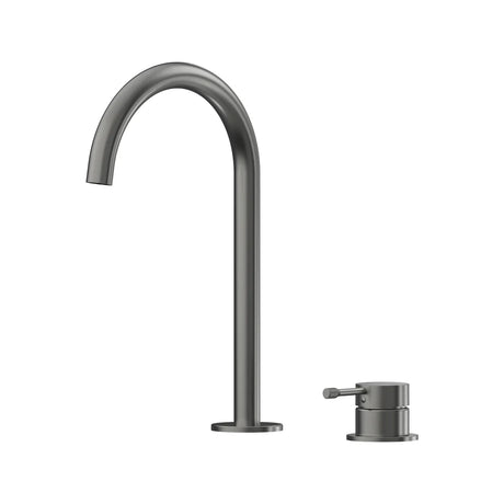 Leora Hob Basin Mixer Set 175 Curved Spout Lead Free