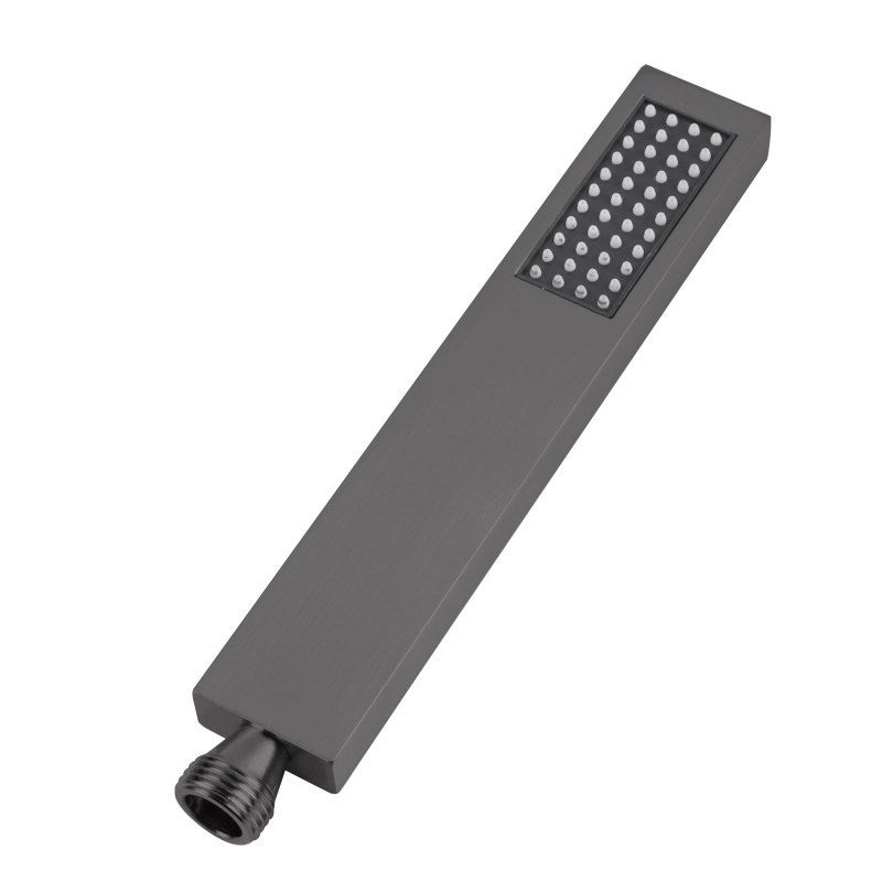 10" Square Gun Metal Grey Shower Station(ABS/Brass,Top Water Inlet)