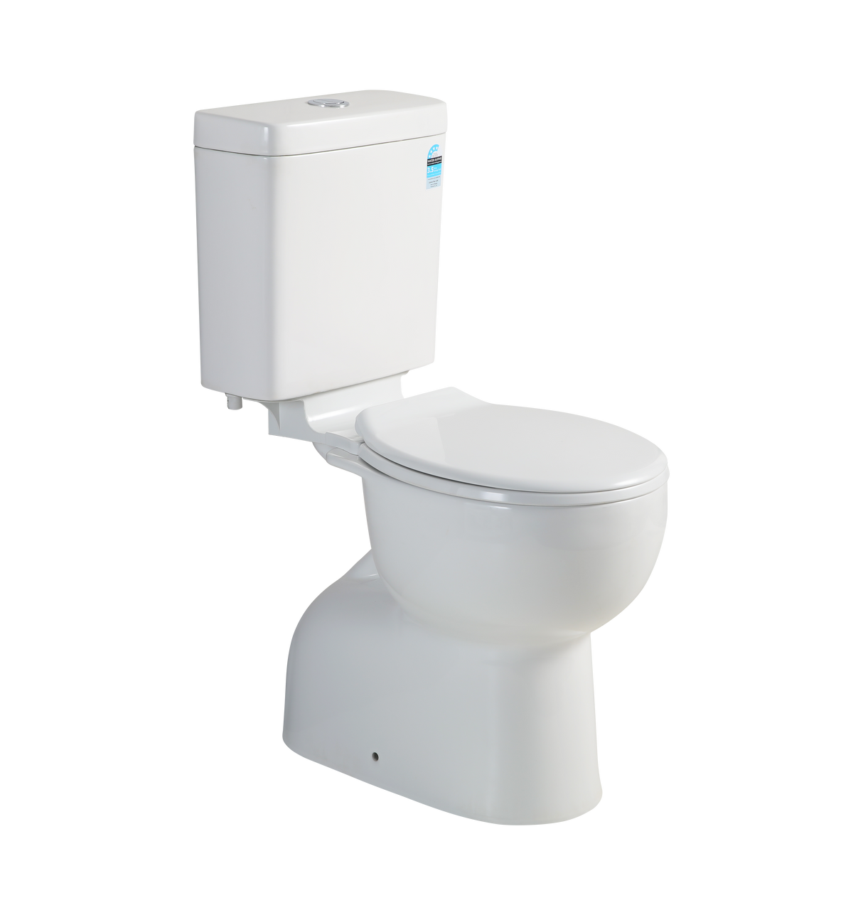 Dingo Box Rim Closed Couple Gloss White Toilet Suite