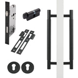 Manovella Entrance Roller Lock Kit - Charmian Pull-Matte Black