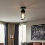Newport Exterior  Under Eave Light Black IP44