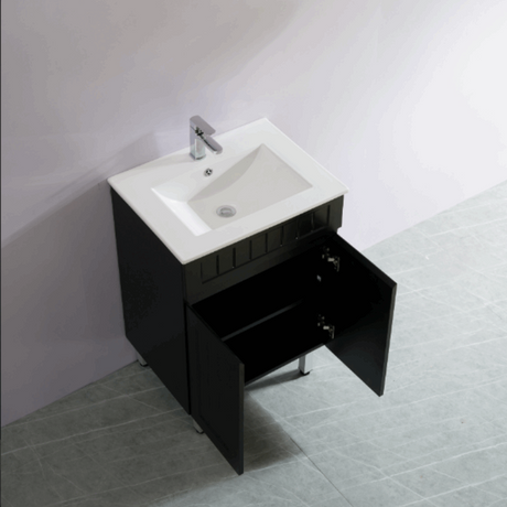 ACACIA SHAKER PVC Floor Vanity 600