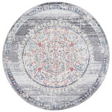 Salsa Hollow Medalion Transitional Grey Rug