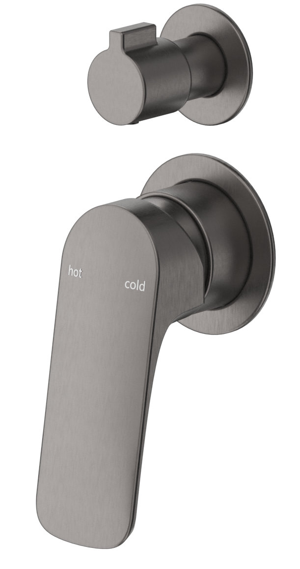 Kaza Shower Mixer Diverter – 2P – TRIM KIT ONLY