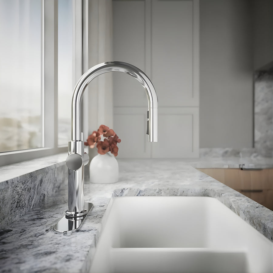 KOHLER Crue Pull- Down Kitchen Faucet