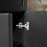 Harrington Floor PVC Cabinet Vanity 600mm (Matte Black)